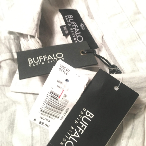XL David Bitton Buffalo Button Up - Picture 3 of 3